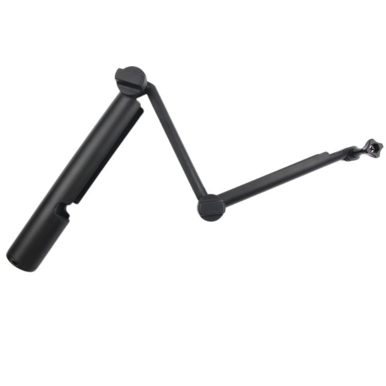 3 - Way Monopod + Magic Mount Selfie Stick for GoPro, Insta360, DJI and Other Action Cameras, Length: 24.5 - 63cm, Length: 24.5 - 63cm(Black) - ORIWHIZDJI & Insta360 AccessoriesExtendable PoleUniversal Grip Tripod
