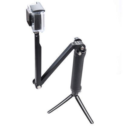 3 - Way Multi Function Extendable Monopod Tripod Folding Rotating Arm Camera Handle for GoPro, Insta360, DJI and Other Action Cameras, 3 - Way Monopod - ORIWHIZDJI & Insta360 AccessoriesExtendable PoleUniversal Grip Tripod