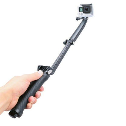 3 - Way Multi Function Extendable Monopod Tripod Folding Rotating Arm Camera Handle for GoPro, Insta360, DJI and Other Action Cameras, 3 - Way Monopod - ORIWHIZDJI & Insta360 AccessoriesExtendable PoleUniversal Grip Tripod