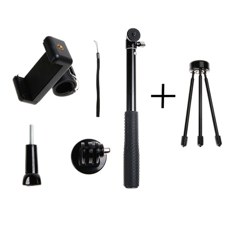30 - 93cm Grip Foldable Tripod Holder Multi - functional Selfie Stick Monopod for GoPro, Insta360, DJI and Other Action Cameras, Phones, Length: 30 - 93cm - ORIWHIZDJI & Insta360 AccessoriesExtendable PoleUniversal Grip Tripod