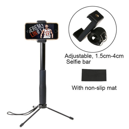 30 - 93cm Grip Foldable Tripod Holder Multi - functional Selfie Stick Monopod for GoPro, Insta360, DJI and Other Action Cameras, Phones, Length: 30 - 93cm - ORIWHIZDJI & Insta360 AccessoriesExtendable PoleUniversal Grip Tripod