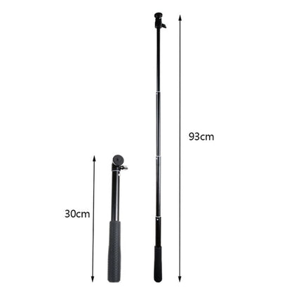 30 - 93cm Grip Foldable Tripod Holder Multi - functional Selfie Stick Monopod for GoPro, Insta360, DJI and Other Action Cameras, Phones, Length: 30 - 93cm - ORIWHIZDJI & Insta360 AccessoriesExtendable PoleUniversal Grip Tripod