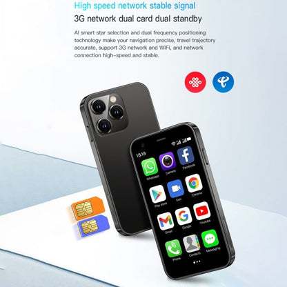 3.0 inch Android 8.1 MTK6580 Quad Core up to 1.3GHz, Bluetooth, WiFi, GPS, Network: 3G, Dual SIM, SOYES XS15 - ORIWHIZ