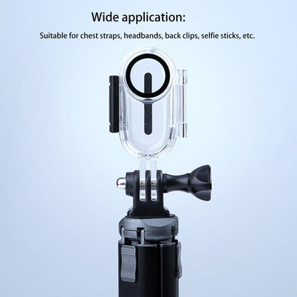 30m Underwater Waterproof Housing Protective Case for Insta360 GO 2, with Base Adapter & Screw, For Insta360 GO 2 - ORIWHIZDJI & Insta360 AccessoriesInsta360 GO SeriesProtection & Cases