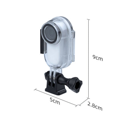 30m Underwater Waterproof Housing Protective Case for Insta360 GO 2, with Base Adapter & Screw, For Insta360 GO 2 - ORIWHIZDJI & Insta360 AccessoriesInsta360 GO SeriesProtection & Cases