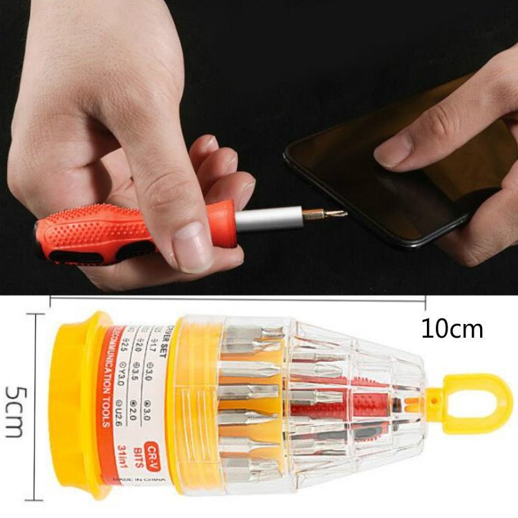 31 In 1 Small Screwdriver Cross Mobile Phone Repair Tool Pagoda Screwdriver Multifunctional Screwdriver Set, 31 in 1 Small - ORIWHIZ