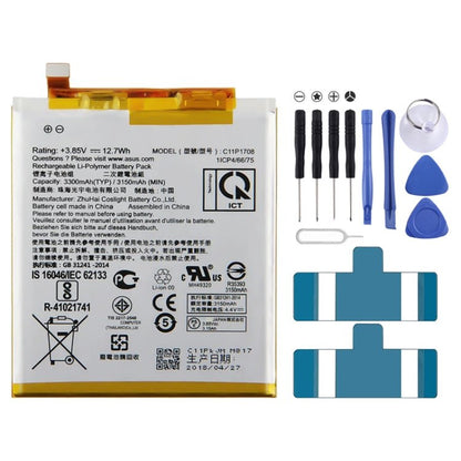3150mAh Battery Replacement For ASUS ROG Phone 5 / 5Z ZE620KL X00QD ZS620KL Z01RD C11P1708, For ASUS ROG Phone 5 / 5Z - ORIWHIZ