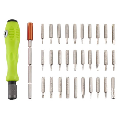 32 - in - 1 CRV Steel Mobile Phone Disassembly Repair Tool Multi - function Combination Screwdriver Set, Yellow, Gray Green, Red - ORIWHIZ