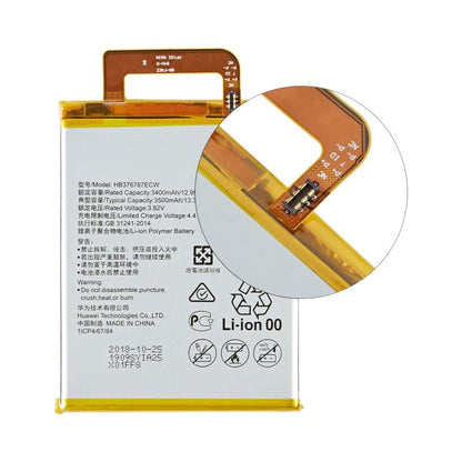 3500mAh HB376787ECW for Honor V8 Li - Polymer Battery Replacement, For Honor V8 - ORIWHIZ