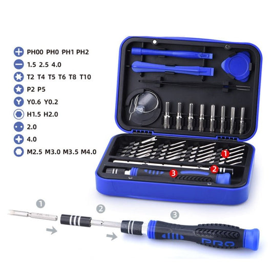 Kit de destornilladores multifunción 36 en 1 para DJI Mavic / Air / Mini / Avata / FPV Series - ORIWHIZDJI & Insta360 Accesorios Herramientas Tornillos y herramientas universales