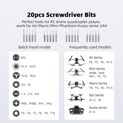 36 In 1 Multi - Function Screwdriver Kit for DJI Mavic / Air / Mini / Avata / FPV Series - ORIWHIZDJI & Insta360 AccessoriesToolsUniversal Screw & Tools