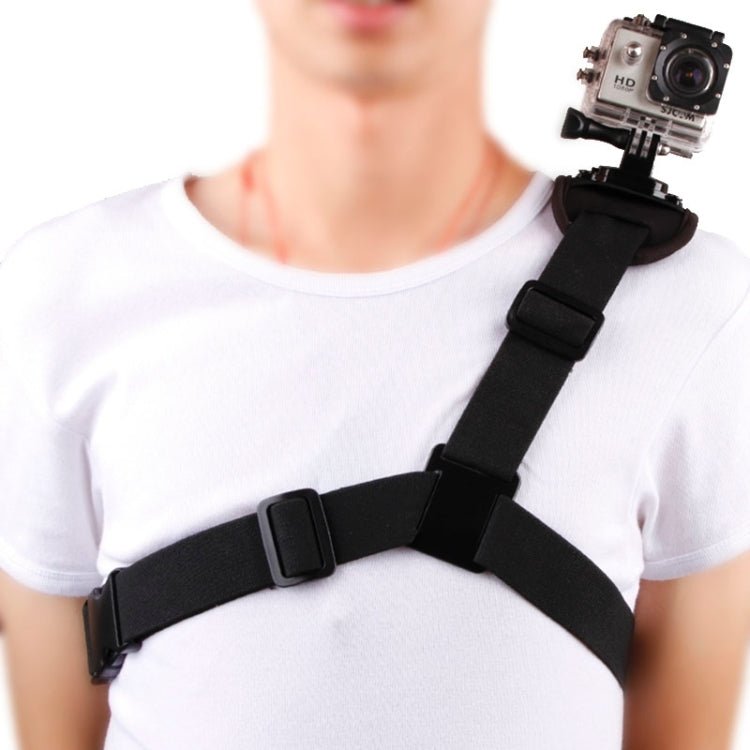 360 Degree Rotary Special Sports Single Shoulder DV Chest Belt for GoPro, Insta360, DJI and Other Action Cameras, Single Shoulder Belt - ORIWHIZChest BeltDJI & Insta360 AccessoriesUniversal Chest & Head Belt