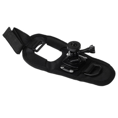 360 Degree Rotation Glove Style Strap Mount Wrist Strap Palm Holder with Screw and Adapter for Xiaomi Yi Sport Camera / GoPro Hero4 / 3+ / 3 / 2 / 1, Size: 45cm x 11cm, Glove Style Strap - ORIWHIZDJI & Insta360 AccessoriesUniversal Chest & Head BeltWrist & Neck Strap