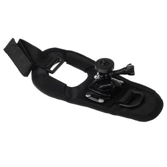 360 Degree Rotation Glove Style Strap Mount Wrist Strap Palm Holder with Screw and Adapter for Xiaomi Yi Sport Camera / GoPro Hero4 / 3+ / 3 / 2 / 1, Size: 45cm x 11cm, Glove Style Strap - ORIWHIZDJI & Insta360 AccessoriesUniversal Chest & Head BeltWrist & Neck Strap