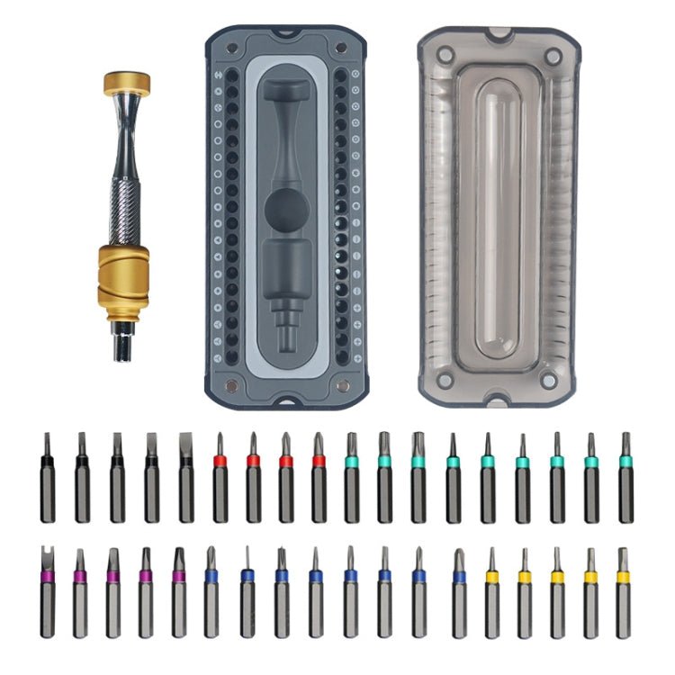 37 In 1 Aluminum Glasses Screwdriver Set Computer Watch Dismantling Repair Tools, 37 in 1 - ORIWHIZ