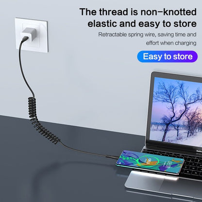 3A Micro USB Spring Charging Data Cable, Micro - ORIWHIZ