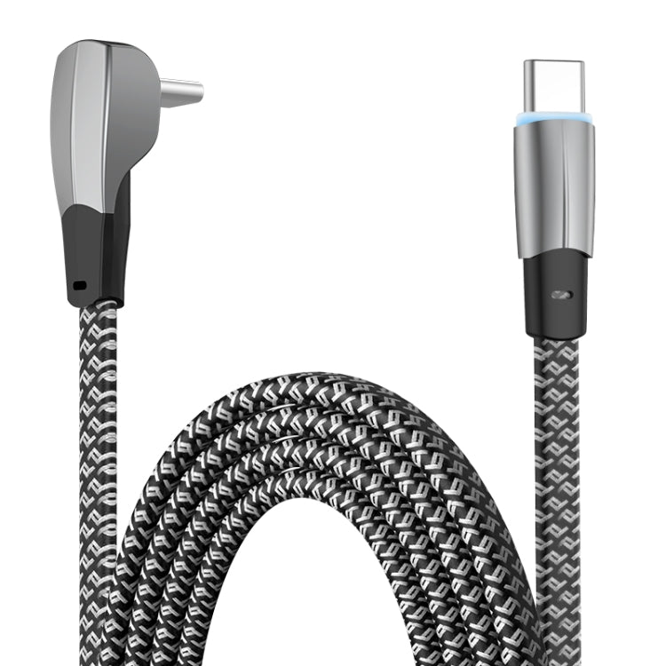 3A USB - C/Type - C to USB - C/Type - C Elbow Fast Charge Data Cable, 3A Type - C to Type - C 1.2m, 3A Type - C to Type - C 2m - ORIWHIZ