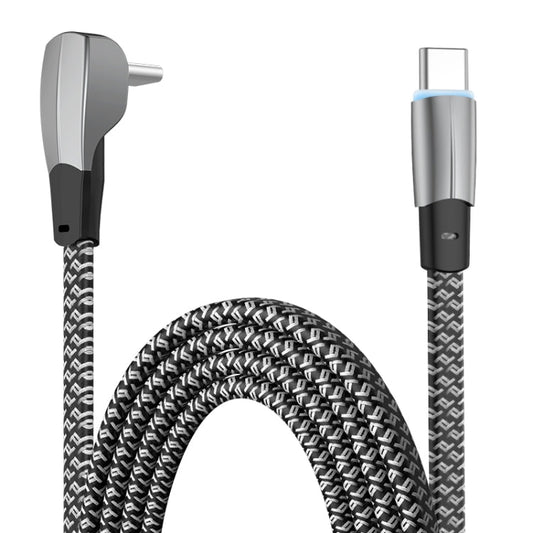 3A USB - C/Type - C to USB - C/Type - C Elbow Fast Charge Data Cable, 3A Type - C to Type - C 1.2m, 3A Type - C to Type - C 2m - ORIWHIZ