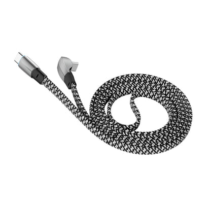 3A USB - C/Type - C to USB - C/Type - C Elbow Fast Charge Data Cable, 3A Type - C to Type - C 1.2m, 3A Type - C to Type - C 2m - ORIWHIZ