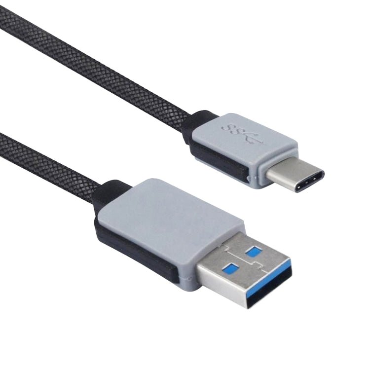 3m Woven Style 2A USB - C / Type - C 3.1 Male to USB 3.0 Male Data / Charger Cable, 3m - ORIWHIZ