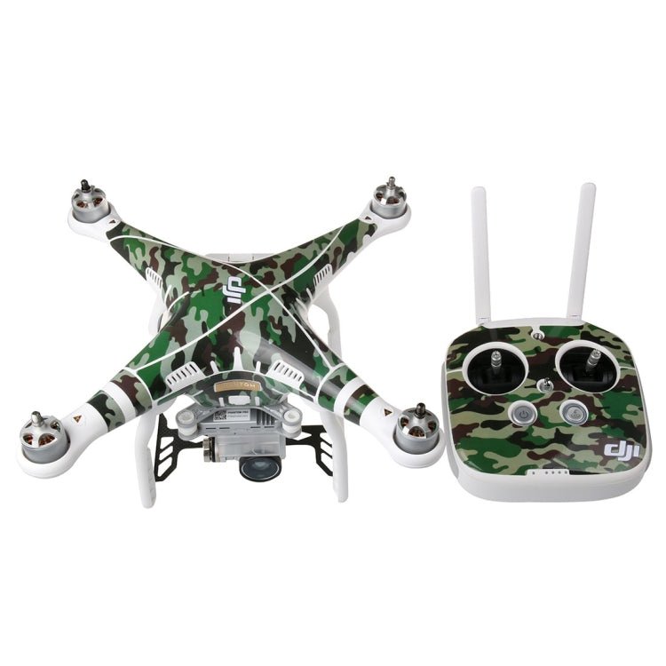 4D Imitation Carbon Fiber PVC Water Resistance Sticker Kit for DJI Phantom 3 Quadcopter & Remote Controller & Battery - ORIWHIZDJI & Insta360 AccessoriesDJI Phantom Series