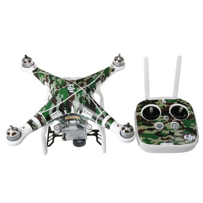 4D Imitation Carbon Fiber PVC Water Resistance Sticker Kit for DJI Phantom 3 Quadcopter & Remote Controller & Battery - ORIWHIZDJI & Insta360 AccessoriesDJI Phantom Series