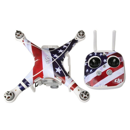 4D Imitation Carbon Fiber PVC Water Resistance Sticker Kit for DJI Phantom 3 Quadcopter & Remote Controller & Battery - ORIWHIZDJI & Insta360 AccessoriesDJI Phantom Series