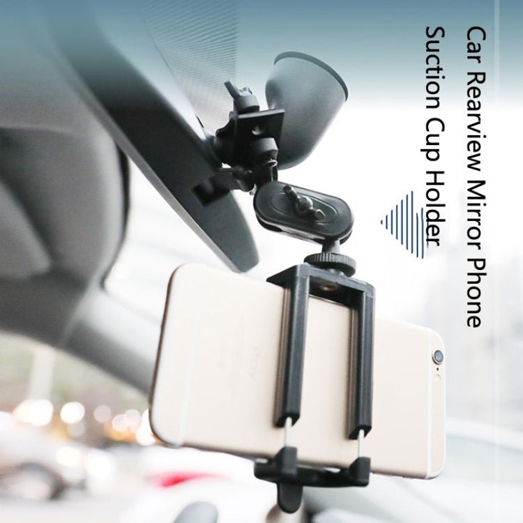 5 PCS Car Rearview Mirror Phone Suction Cup Holder, Mirror Phone Suction Cup Holder - ORIWHIZ