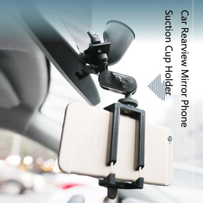 5 PCS Car Rearview Mirror Phone Suction Cup Holder, Mirror Phone Suction Cup Holder - ORIWHIZ
