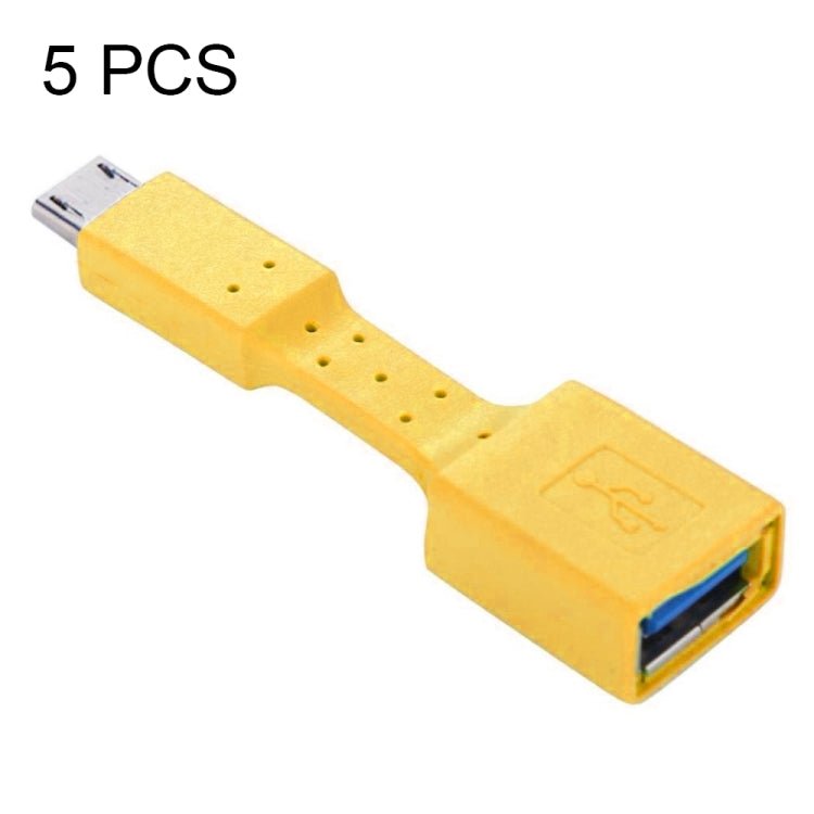 5 PCS Micro USB Male to USB 3.0 Female OTG Adapter, Micro USB to USB 3.0 - ORIWHIZ
