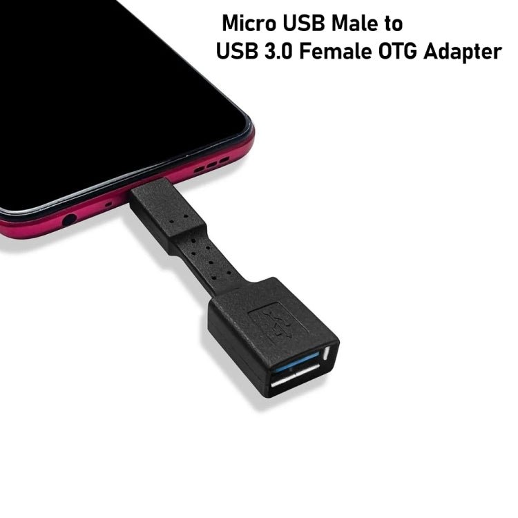 5 PCS Micro USB Male to USB 3.0 Female OTG Adapter, Micro USB to USB 3.0 - ORIWHIZ