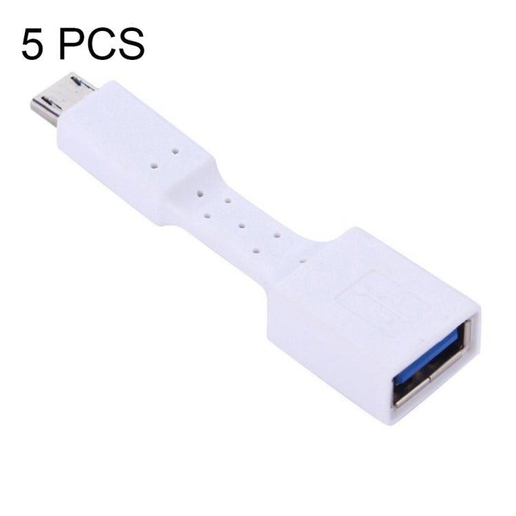 5 PCS Micro USB Male to USB 3.0 Female OTG Adapter, Micro USB to USB 3.0 - ORIWHIZ