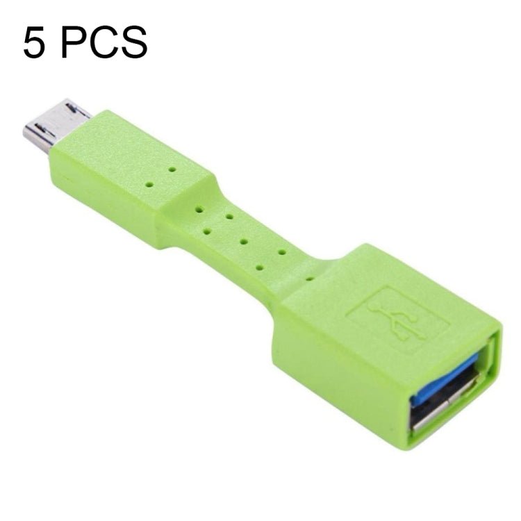 5 PCS Micro USB Male to USB 3.0 Female OTG Adapter, Micro USB to USB 3.0 - ORIWHIZ