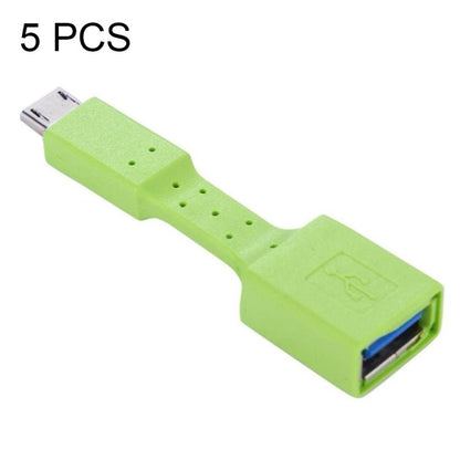 5 PCS Micro USB Male to USB 3.0 Female OTG Adapter, Micro USB to USB 3.0 - ORIWHIZ