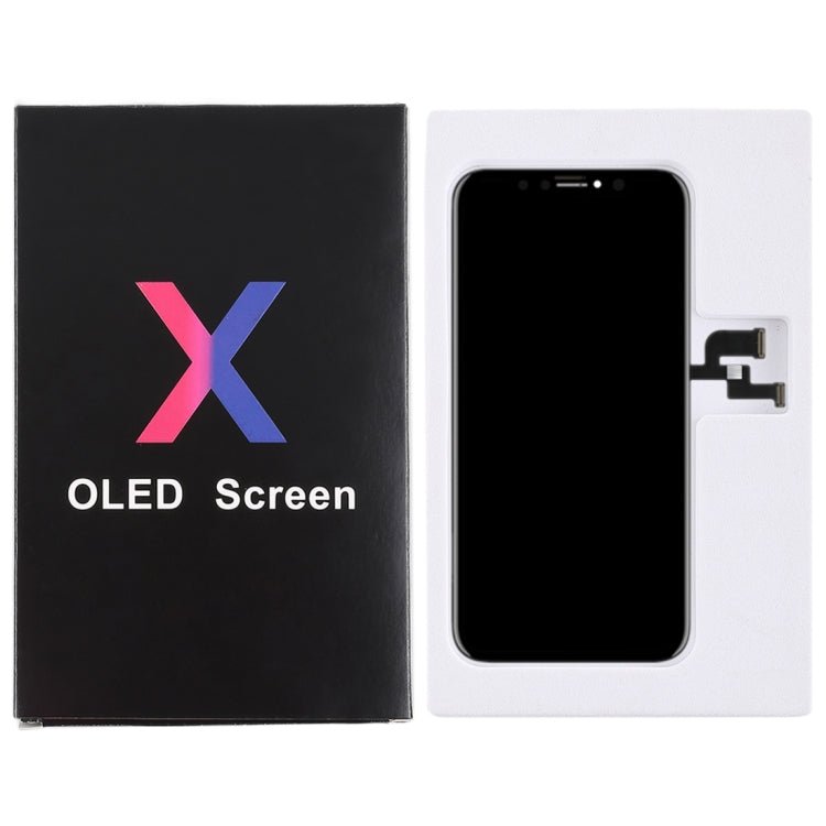 50 PCS Cardboard Packaging Black Box for iPhone X LCD Screen, Packaging Box for X OLED - ORIWHIZ