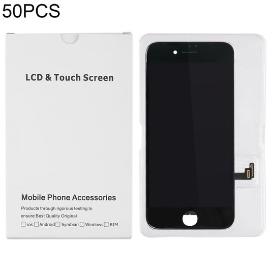50 PCS Cardboard Packaging White Box for iPhone 8 / 7 LCD Screen, i7 / i8 Packaging Box - ORIWHIZ