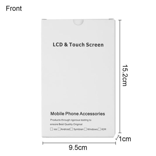 50 PCS Cardboard Packaging White Box for iPhone 8 / 7 LCD Screen, i7 / i8 Packaging Box - ORIWHIZ