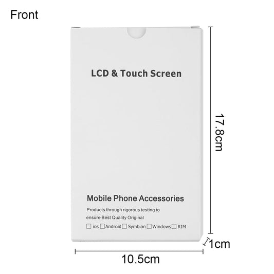 50 PCS Cardboard Packaging White Box for iPhone 8 Plus / 7 Plus LCD Screen, i8 Plus / i7 Plus Packaging Box - ORIWHIZ