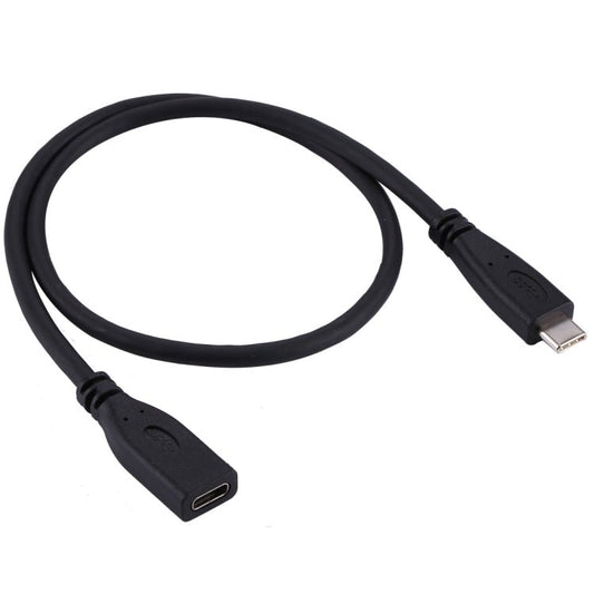 50cm USB - C / Type - C 3.1 Male to USB - C / Type - C Female Connector Adapter Cable, 50cm - ORIWHIZ