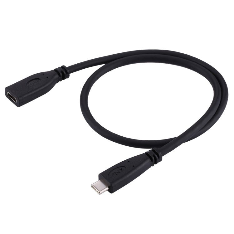 50cm USB - C / Type - C 3.1 Male to USB - C / Type - C Female Connector Adapter Cable, 50cm - ORIWHIZ