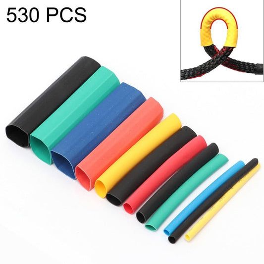 530 Colorful PCS Waterproof High Toughness Oxidation Resistance Seal Heat Shrinkable Tube, 530 in 1 - ORIWHIZCar Replacement PartsDIY CablesIn Car