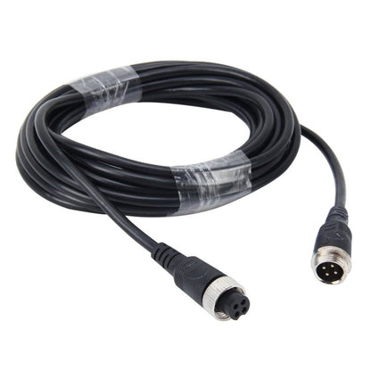 5m M12 4P Aviation Connector Video Audio Extend Cable for CCTV Camera DVR, 5m - ORIWHIZCar Replacement PartsDIY CablesIn Car