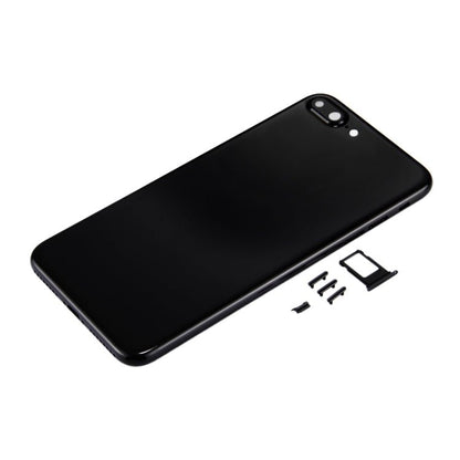 6 in 1 for iPhone 7 Plus (Back Cover + Card Tray + Volume Control Key + Power Button + Mute Switch Vibrator Key + Sign) Full Assembly Housing Cover (Jet Black), For iPhone 7 Plus Jet Black - ORIWHIZ