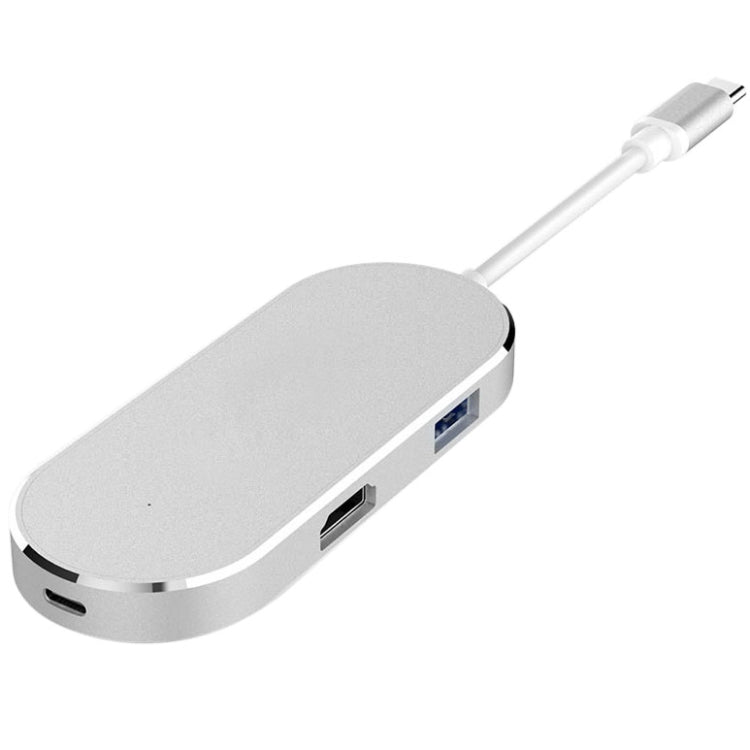 6 in 1 Hub USB - C / Type - C to USB - C / Type - C & HDMI & SD & TF & 2 USB Adapter - ORIWHIZ