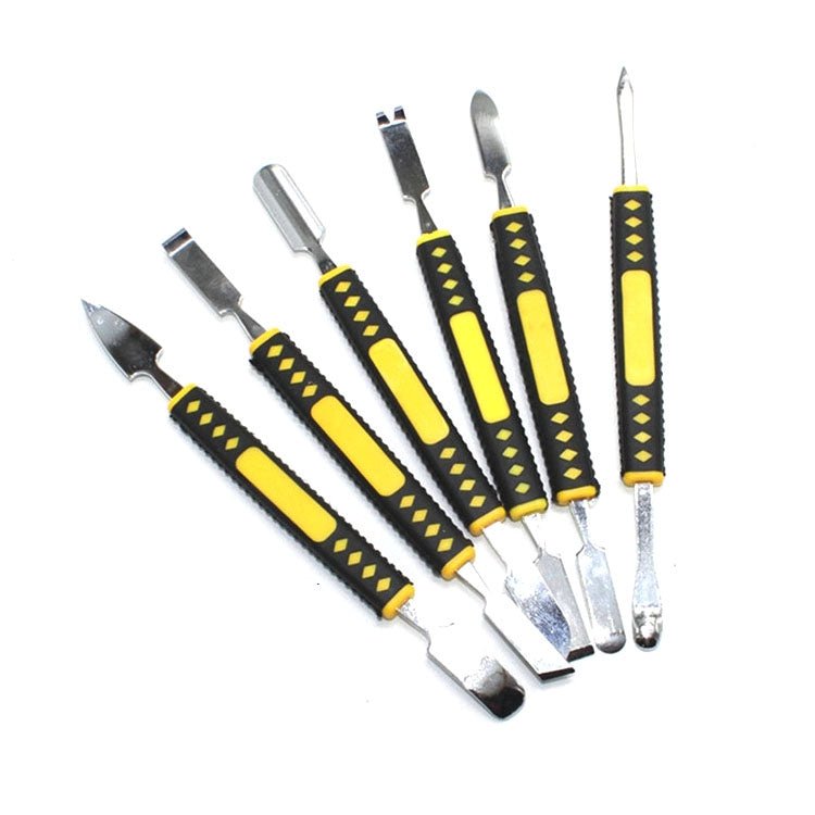 6 in 1 Metal Crowbar Disassembly Bar Mobile Phone Digital Home Appliance Product Opening Tool, 6 in 1 Removal Bar - ORIWHIZ