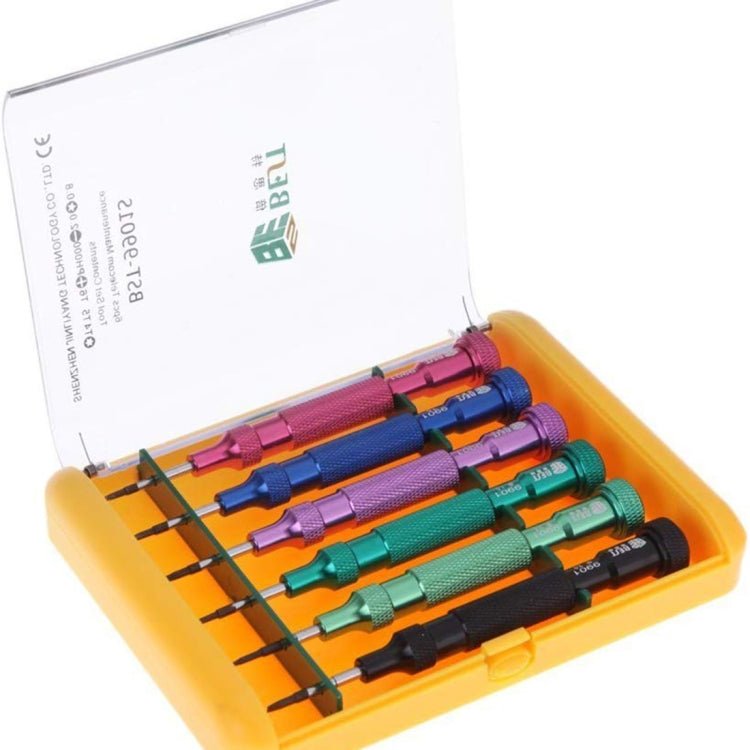 6 in 1 Precision Screwdriver Set Magnetic Electronic Screwdrivers Set for Mobile Phone Notebook Laptop Tablet, 9901S - ORIWHIZ