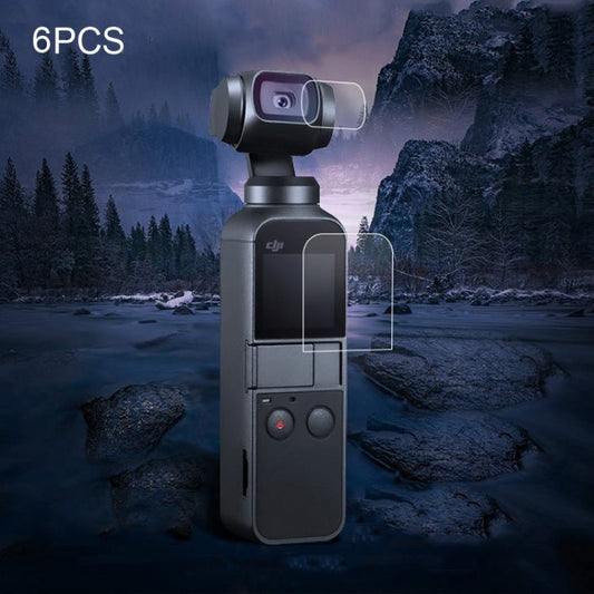 6 PCS Lens Protector + Screen Tempered Glass Film for DJI OSMO Pocket Gimbal, 6PCS Lens Protector - ORIWHIZDJI & Insta360 AccessoriesOsmo Pocket AccessoriesProtective Film & Stickers