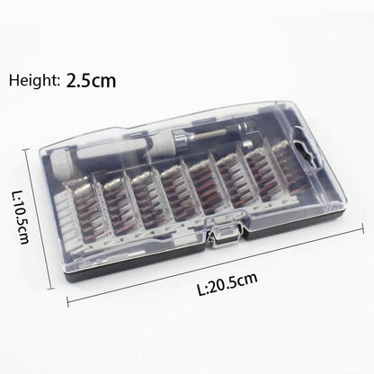 60 in 1 S2 Mobile Phone Notebook Computer Disassembly Tool Repair Phillips Screwdriver, 60 in 1 (Black) - ORIWHIZ