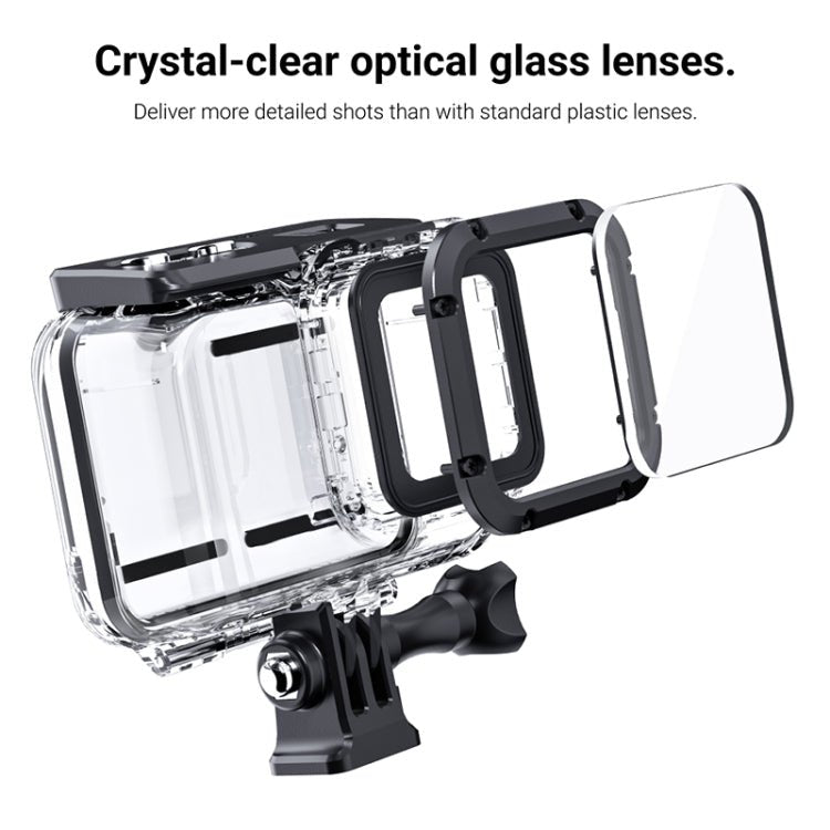 60m Underwater Depth Diving Case Waterproof Camera Housing for Insta360 One RS 4K, For Insta360 One RS 4K - ORIWHIZDJI & Insta360 AccessoriesOther Insta360 Accessories