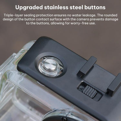 60m Underwater Waterproof Sealed Diving Shell, For DJI Osmo Action 6 60m Underwater - ORIWHIZCase & BagsDJI & Insta360 AccessoriesOsmo Action Series